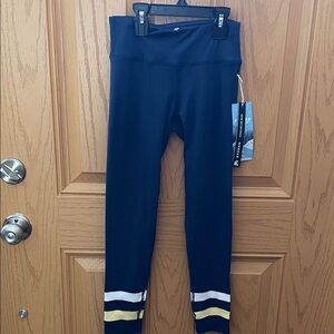 Kyodan Kids Navy Leggings with Stripes